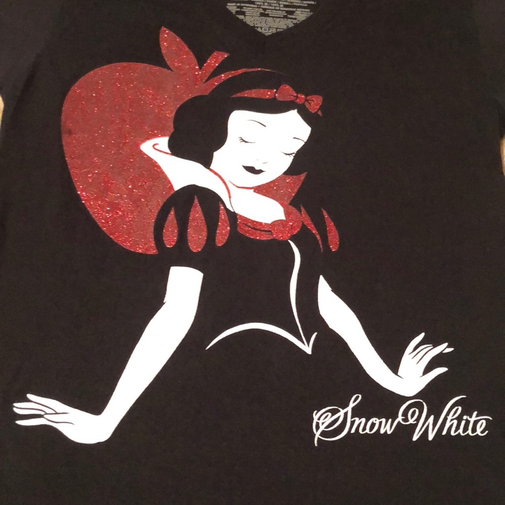 Disney Store Glittery Snow White T.